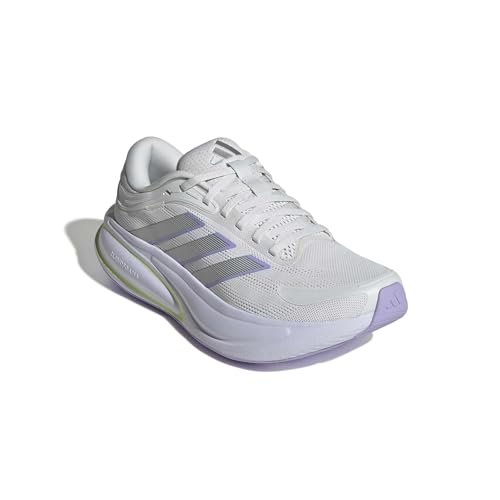 adidas Damen Response 2 Running Shoes, Crystal White/Silver met./Glow Purple, 43 1/3 EU – Ansicht 3