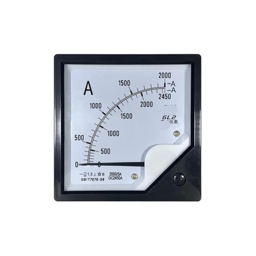 Ampèremètre double plage 6L2 AC pour tableau électrique avec double échelle de mesure interchangeable
