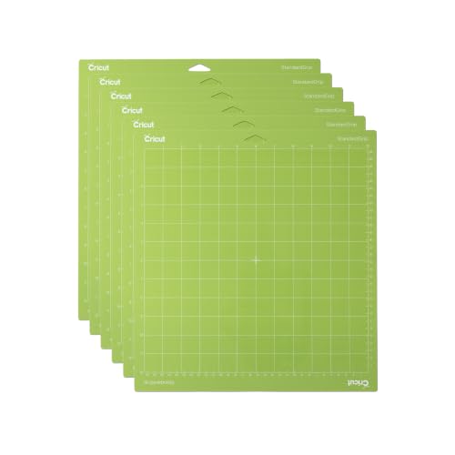 Image of Cricut StandardGrip Cutting Mat Pack (6 Count, 12in x 12in) | For Explore & Maker Machines