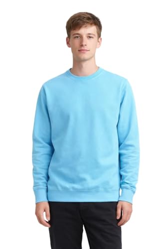 Milltex Unisex Pigment Dyed Crewneck Sweatshirt | Heavyweight Vintage Washed Pullover Blank – Style 403 - Lagoon