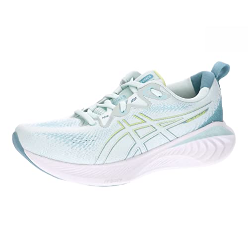 Asics Gel Cumulus 25, Running Shoe Mujer, Soothing Sea/Glow Yellow, 39.5 EU