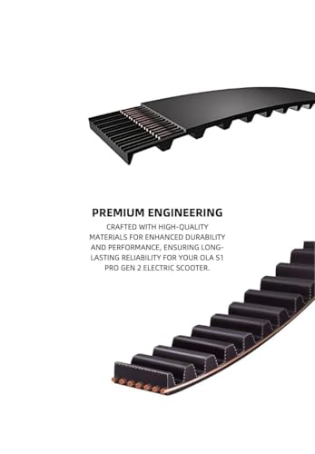 Image of MV Ola S1 PRO GEN 2 Original TRANSDRIVE Super Strong Belt, Imported from Germany, 1072 HTD 8M 30