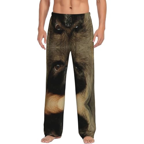Pantalon de pyjama homme imprimé pékinois grand et grand EdWal