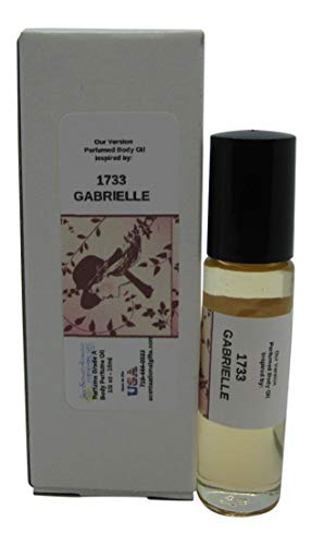 Jane Bernard Offers 1733 - An Impression of GABRIELLE type Perfume Body oil for Women_10ml (1/3 glass roll on)_fits in the purse or pocket. No Alcohol_NOT Original Perfume