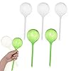 JZK 5 x Plastic grote zelfbesproeiende bol voor planten, planten water geven, druppelwater feeder voor planten, grote plantenpot irrigatie druppelaar, indoor plant water apparaat voor vakantie