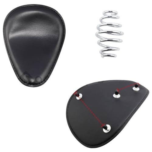 Selle solo moto avec support de ressort pour transformer votre XL883 1200 en authentique Bobber