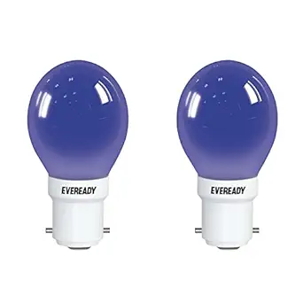 Eveready 0.5-Watt 1 UP Deco LED Bulb (Blue) - Pack of 2