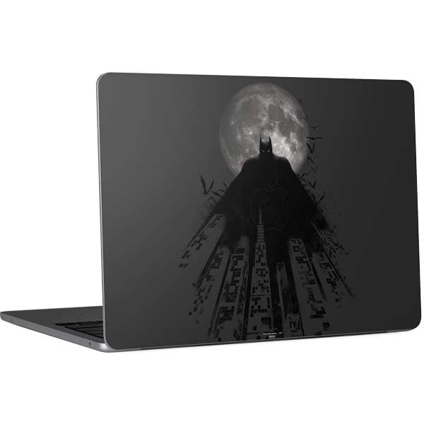Skinit Decal Laptop Skin Compatible with MacBook Air 13in M4 (2025) - Officially Licensed DC Comics Batman On City with Moon Art Design