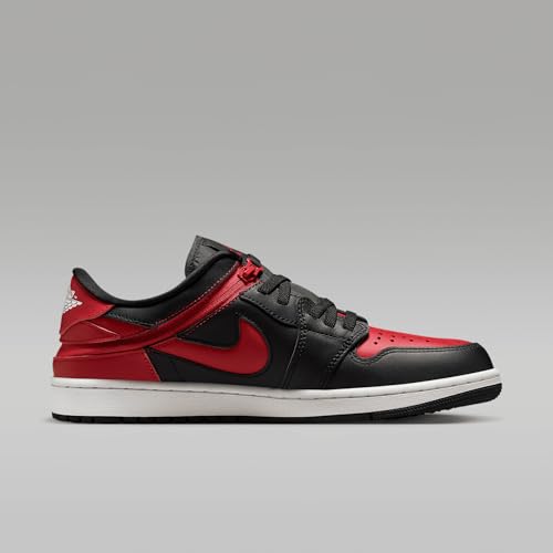Air Jordan 1 Low FlyEase Men's Easy On/Off Shoes (DM1206-067, Black/Summit White/Varsity Red)3