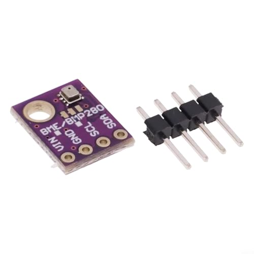 HpLive GY-BME280, GY-BMP280 Sensor de temperatura, medidor ambiental preciso para presión de temperatura, diseño compacto, tiempo de respuesta rápido, voltaje de funcionamiento de 33 V-5 V (1-BMP280)