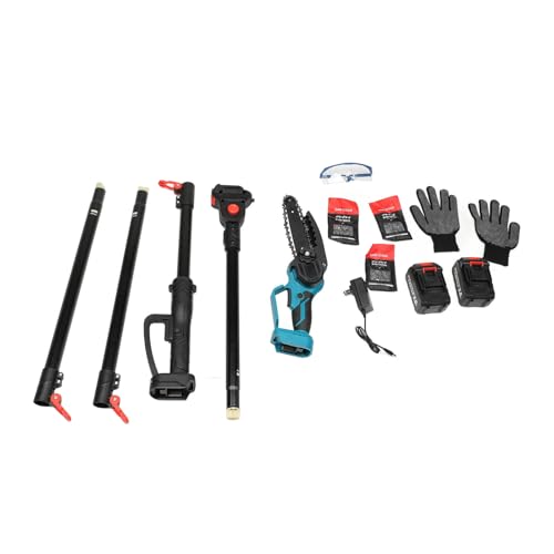 Masyrt Cordless Telescopic Chain Saw 800W, 6in Pruning Saw