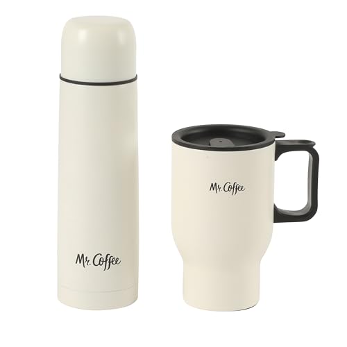 Mr. Coffee 4-Piece Insulated Drinkware Set — Stainless Steel