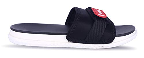 Image of AADI Men's Synthetic Leather Daily Use Casual Sliders /Flip Flop & Slippers