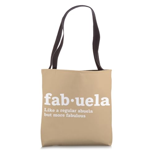Grandparent Fab-uela Funny Abuela Tote Bag miniatura 1
