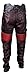Prime-Fashion Peter Men Quill Maroon Star Protector King Faux Leather Galaxy Adult Costume Pants (Medium)