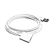 TechMatte Charging Adapter Electronic Cable Compatible with Apple Pencil 1st Generation, Male to Female Flexible Connector, Laptop (White-5 Feet)