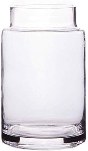 Vase en céramique et verre transparent pour fleurs de design