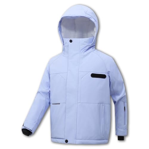Boys Girls Down Winter Coat Kids Hooded Ski Jacket Puffer Fleece Lined Snow Coat Thicken Warm Jacket Windproof Outwear2