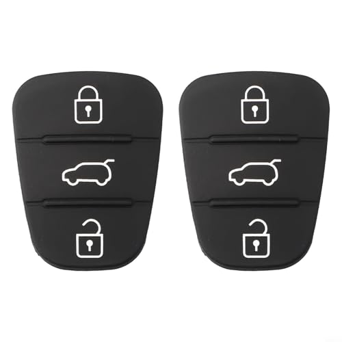 FACAIIO Lot de 2 coques de rechange en caoutchouc pour clé Hyundai i10/i20/i30 et Cee'd