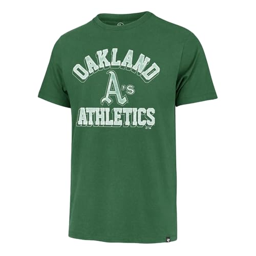 Image of 47 Men's MLB Unmatched Franklin Team Color Arched Wordmark Primary Logo Short Sleeve Baseball T-Shirt