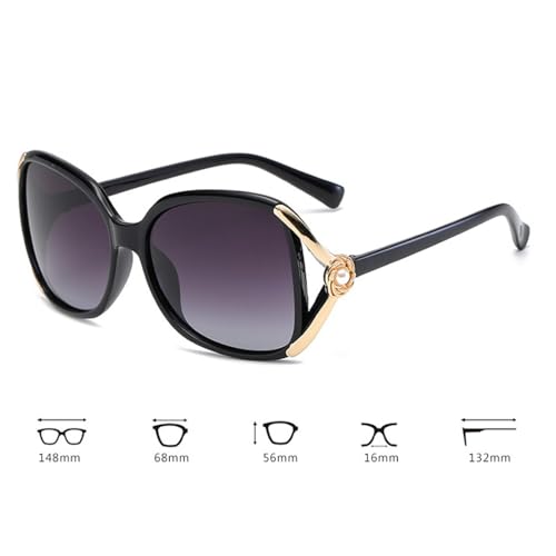 Premium Luxury Oval Women Men Trend Retro Big Frame Shades Outdoor Street Photography Sunglasses Uv4004