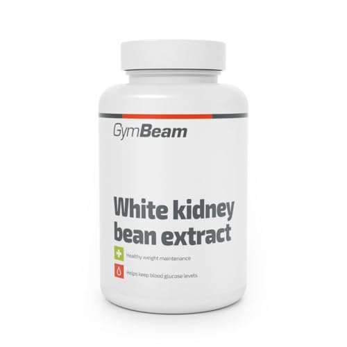 GymBeam Weiße Kidneybohnen Extrakt - Phaseolus vulgaris 1500 mg Verhältnis 20:1 Kohlenhydratblocker Appetitzügler Gewichtsabnahme vegan 90 leicht zu schluckende Kapseln