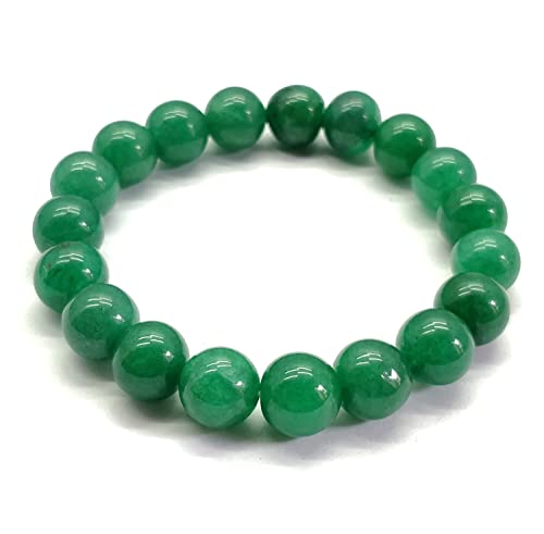 Bracelet perles onyx vert 10mm idéal pour vos séances de yoga et méditation