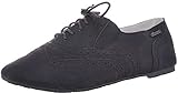 Edle Retro BUDAPESTER 40er Lochmuster Schür-Halbschuhe - Schwarz Rockabilly