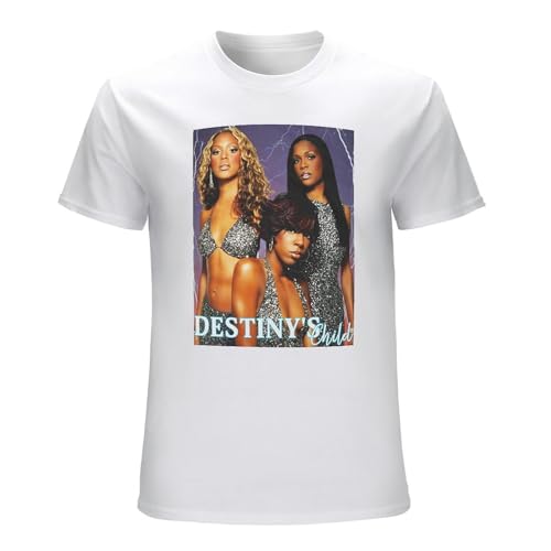 Photo de Destinys Child Crew Neck Unisex Short Sleeve T-Shirt White XL