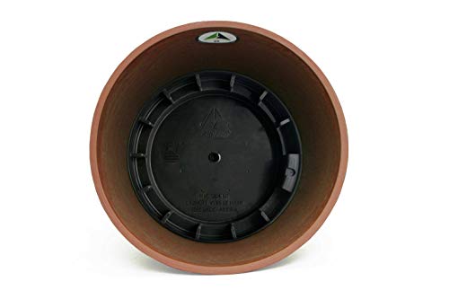 Algreen 16740 Valencia Planter 16.25" X 24"H, 16.25 By 23.75-Inch, Spun Terra Cotta #TOP2