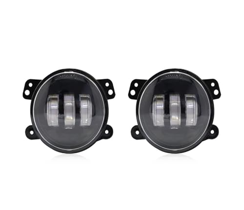 Antibrouillard LED 60W ambre et blanc pour Dodge Journey et Wrangler TJ feux de route