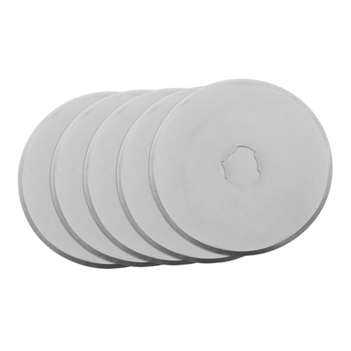 SEWACC Stainless Steel Quilting Blades 5 Packs Rotary Cutting Blades for Fabric Quilt Thread Paper Replacement for