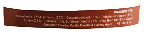 Image of Nourish Organics Almond Buckwheat Cookies | Gluten-Free, High Fibre Cookies | Made with Buckwheat, Almonds & Seeds | No Refined Sugar | 120g Pack (Pack of 2)