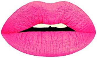 AromiNeon Pink Liquid Lipstick | Bright Magenta Lip Color, Vegan, Cruelty-free, Hot Pink, Smudge Proof, Long-lasting, Handmade (Electric Orchid)