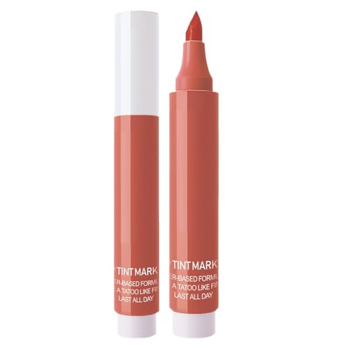 Lápiz de labios líquido - de tinte mate, marcador a prueba de manchas, de definición hidratante | Aplicador de color de terciopelo, pincel para el potenciador de labios profesional