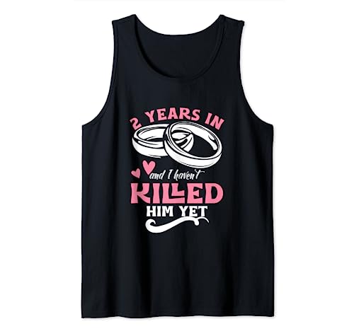 2 anni anniversario di matrimonio anniversario di matrimonio Canotta