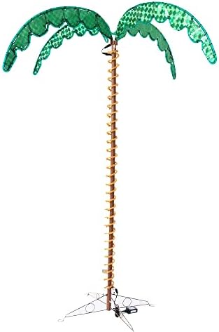 QNIAIE Lighted Palm Tree 30V, Waterproof Led Rope Light, Light up Palm Trees for Outside, Indoor and Outdoor Use Holiday Decoration(7ft)