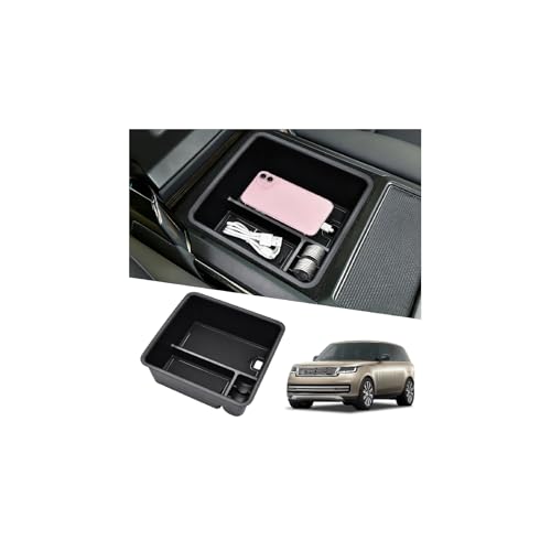 JYMAOYI Center Console Organizer for Range Rover & Range Rover Sport 2023-2025 2026 Armrest Insert Tray Storage Box Interior Accessories (Without Refrigerator) | NOT Fit for Models with Refrigerator