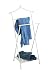 Haku Möbel valet stand - Plegable de metal encalado en blanco, altura...