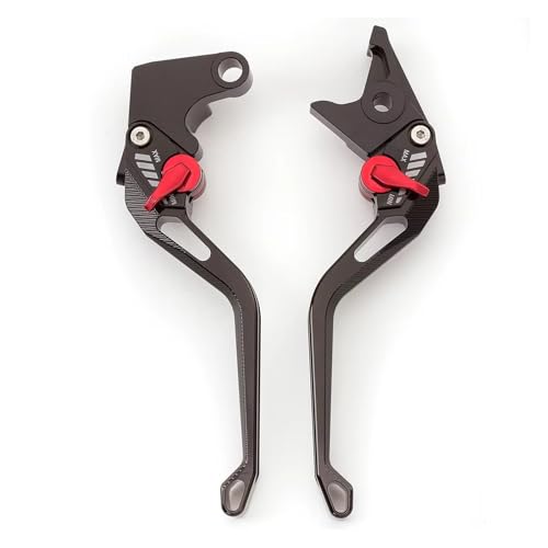 Levier d'embrayage et frein Suzuki GSXR750 en aluminium usiné noir pour un pilotage précis