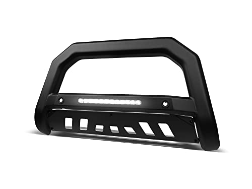 Image of Armordillo 8710661 AR-T Series LED Bull Bar Compatible with Parking Sensor - Matte Black Fits 2016-2024 Nissan Titan XD / 2012-2021 NV1500 NV2500 NV3500