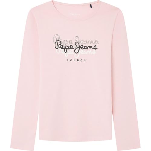 T-shirt Pepe Jeans Tianne Fille haut de gamme en jersey de coton doux