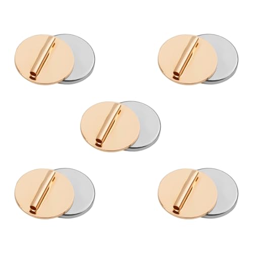 5pcs Mini Magnetic Brooch Pin Converter, Clothing Magnet Buckle Lapel Pin