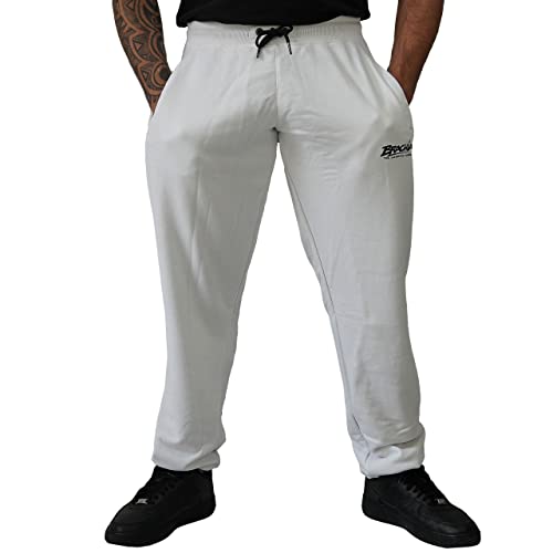 Brachial Herren Sporthose Lightweight Weiß 3XL - Trainingshose Jogginghose Sweatpants für Bodybuilding Freizeit Fitness Cover