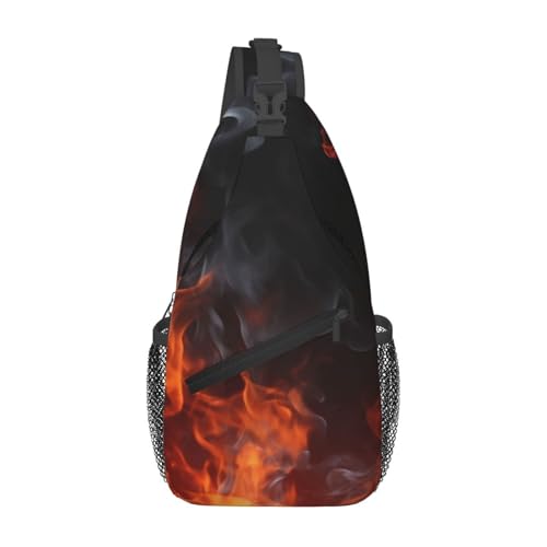 Bolso tipo bandolera deportivo negro para hombre y mujer