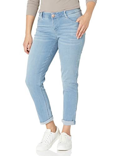 reCreation Women's Flexi-Fit Girlfriend Jean, Sky Blue, 6