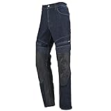 デイトナ(Daytona) バイク ライディングパンツ 春夏秋 ストレッチ ジーンズ レザー補強 ヒートガードデニムパンツ DB-011 インディゴ 2XLサイズ 63322