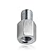 FLYPIG Universal Motorcycle rear Mirror Adapters Thread - M10 Male to M8 Female clockwise threaded for Motorcycle ATV Scooter Pit Dirt-Bike Mini-Bike (Pack of 2)