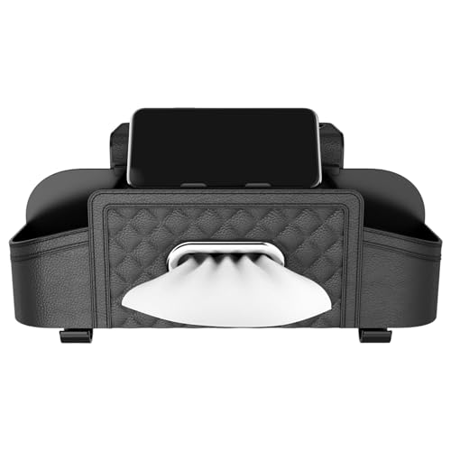 Gobelets siège arrière pour voiture rangement multifonctionnel et porte-mouchoirs
