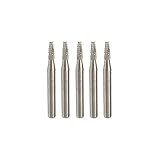 5pc Delta Kits Drill Bits Tapered Carbide Auto Glass Windshield Rock Chip Resin Repair Kit, Extra Long Life, Made in USA